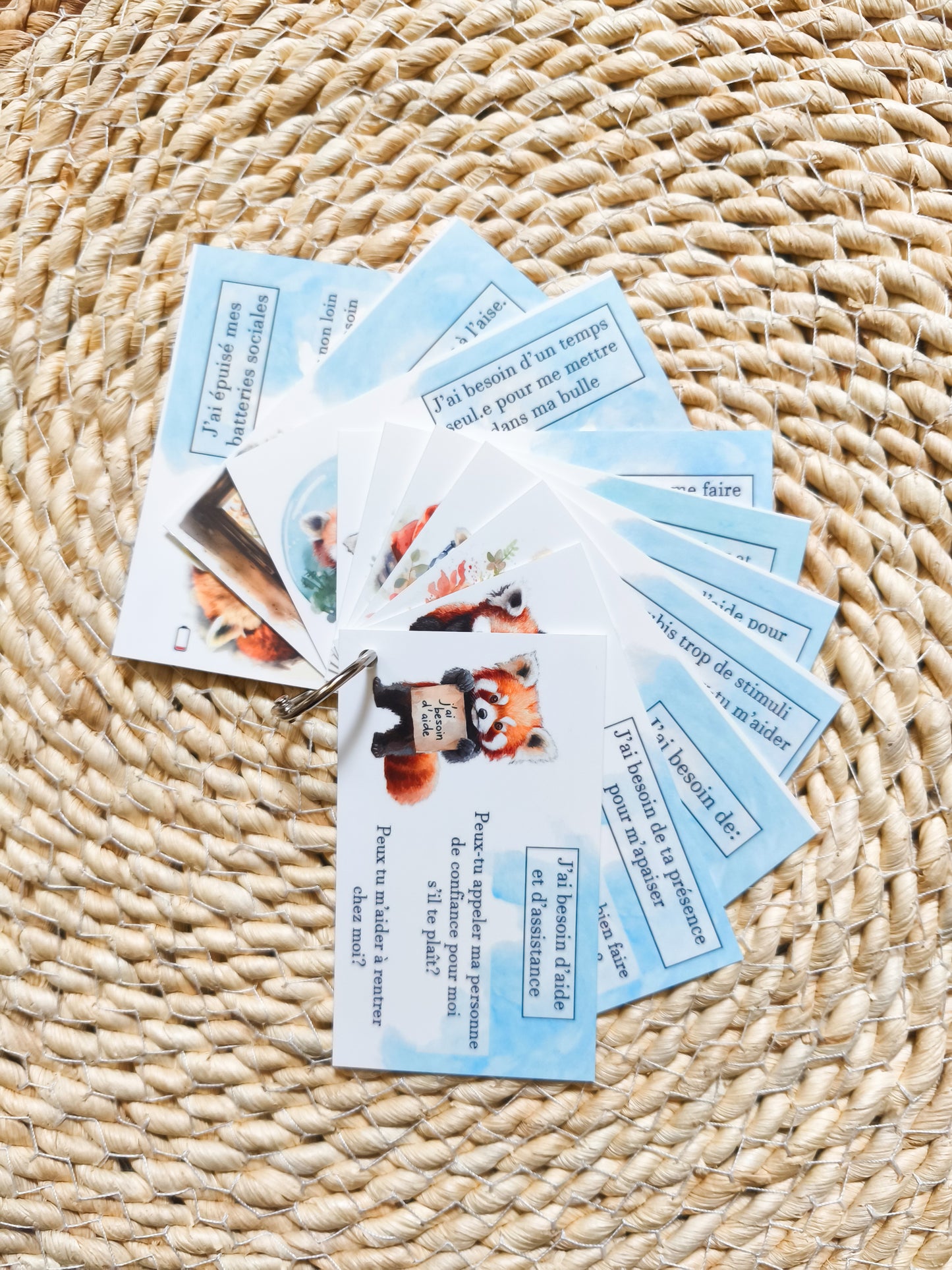 Les cartes de communication (jeu mis à jour)