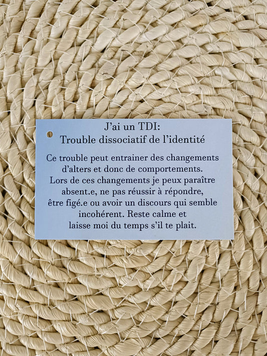 Carte spécifique: TDI
