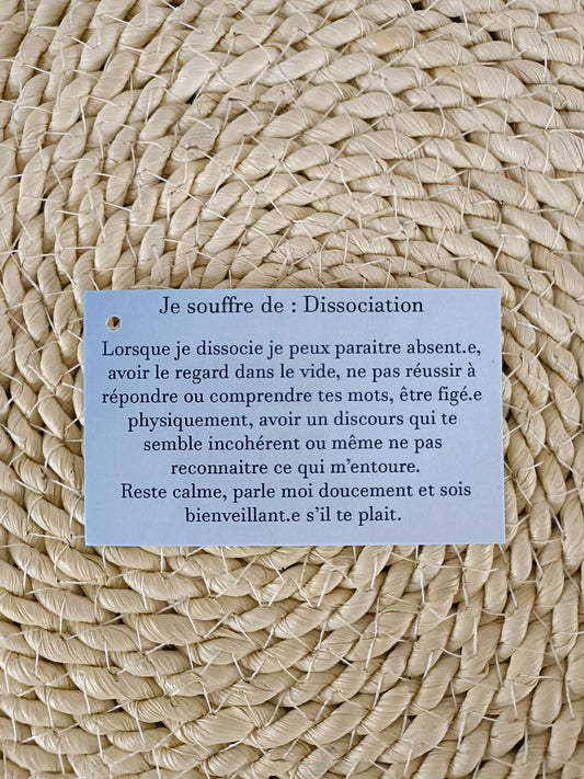 Carte spécifique: la dissociation