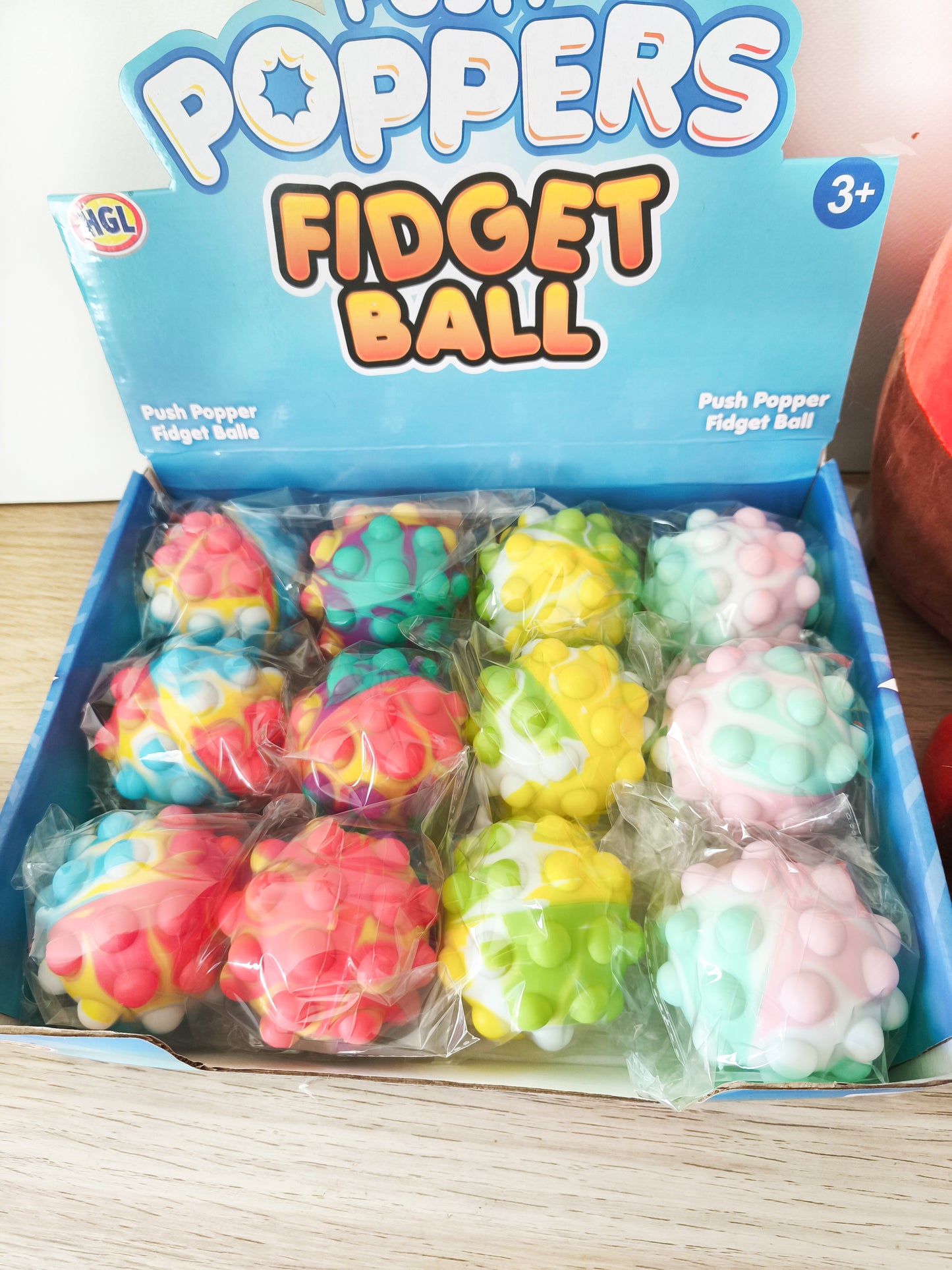 Balles Sensorielles Pop-It en Silicone