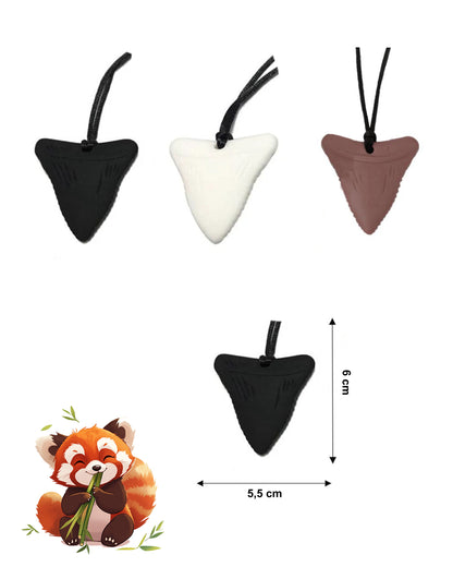 Collier à mâcher dent de requin