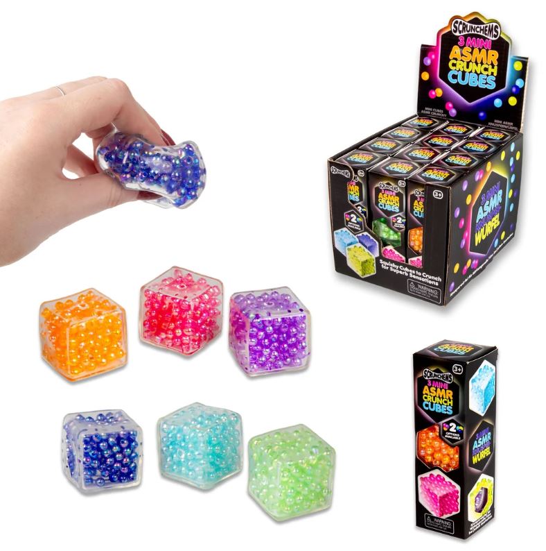 Mini cubes ASMR: lot de 3