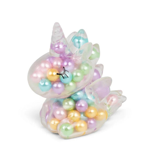 Licorne relaxante à billes nacrées