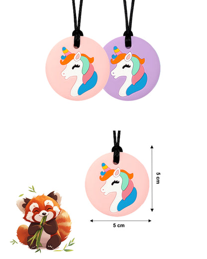 Collier à mâcher: licornes