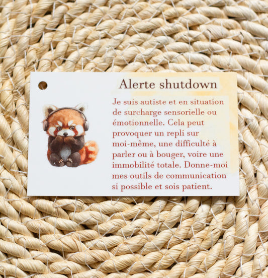 Carte spécifique: shutdown