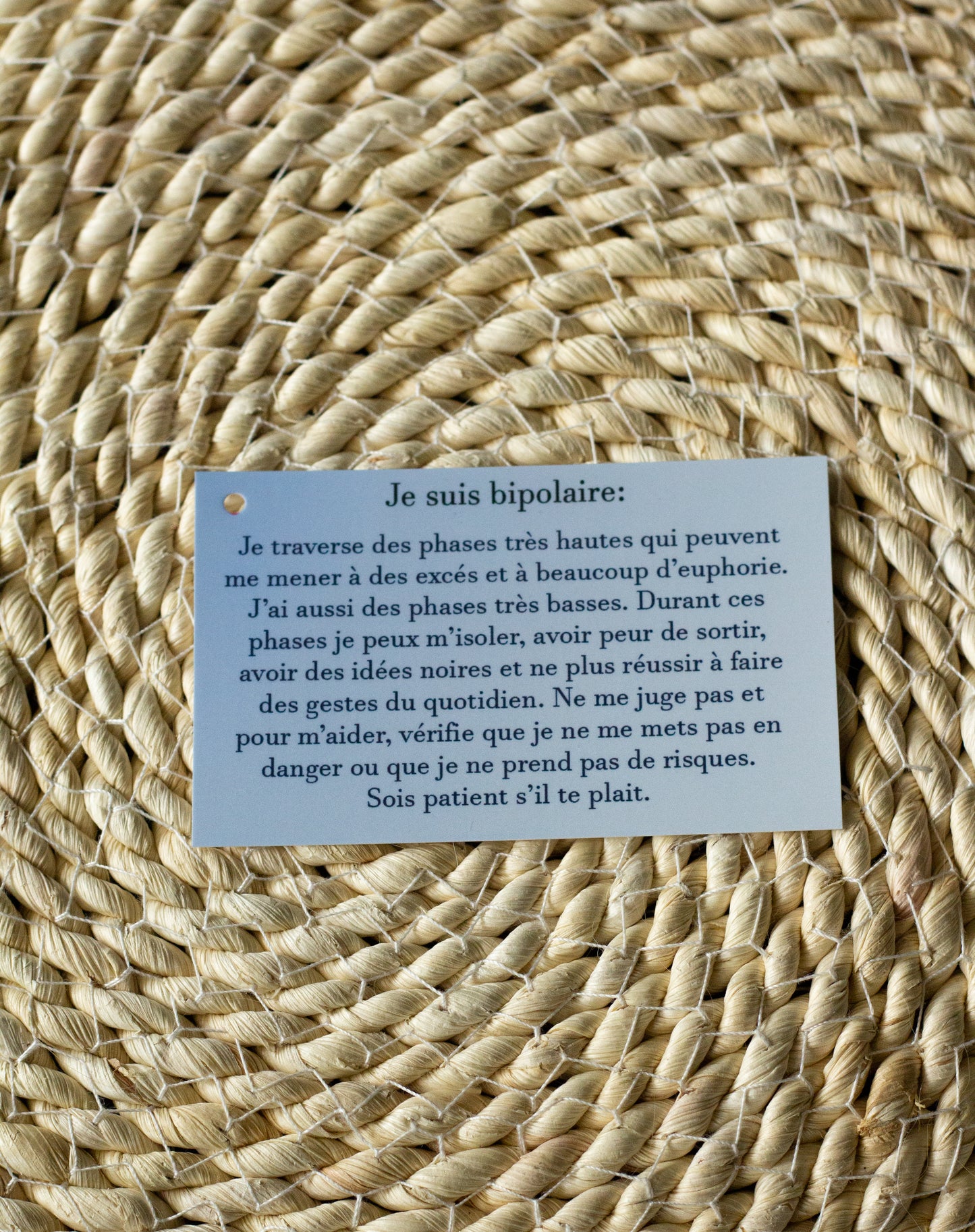 Carte spécifique: trouble bipolaire