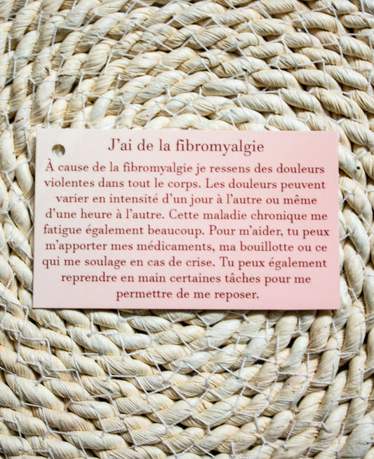 Carte spécifique: Fibromyalgie
