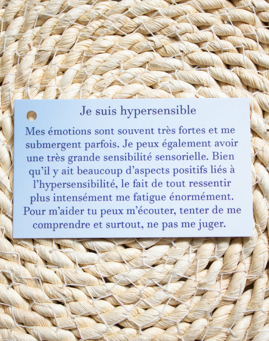 Carte spécifique: Hypersensibilité