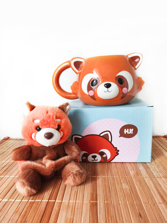Tasse panda roux, une dose de douceur pour bien commencer la journée